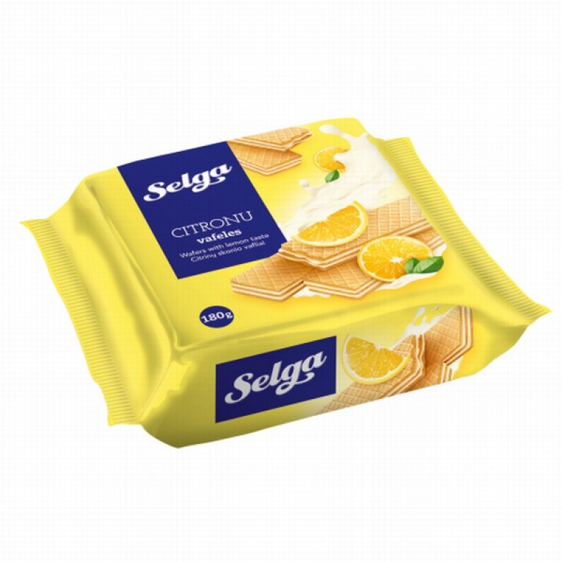 Vafeles Selga ar citronu garšu 180g (01.09.26) Latvija