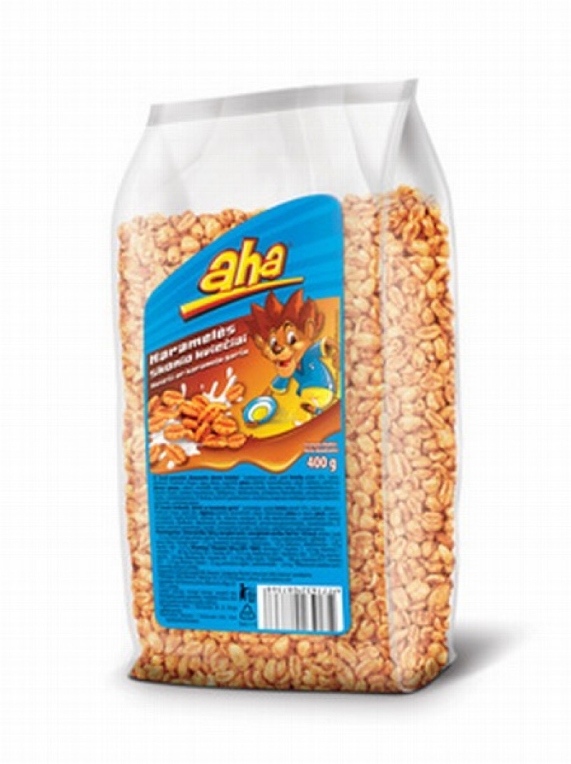 Sausās brokastis Aha kvieši ar karameli 400g (07.07.26) Lietuva