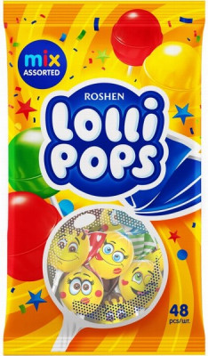 Ledenes uz kociņu Roshen Lollipops 0.92kg (48gb) (17.04.26) Ukraina