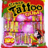 Košļājamā gumija Crazy tattoo 2.6g*100gb (09.08.27) Ķīna