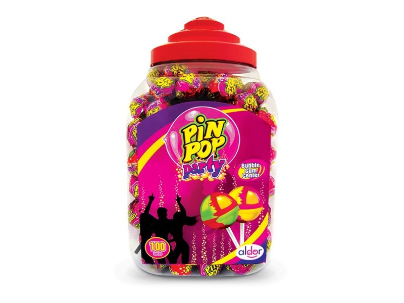 Ledenes uz kociņa PinPop Party 18g*100gb (26.11.2026) Kolumbija