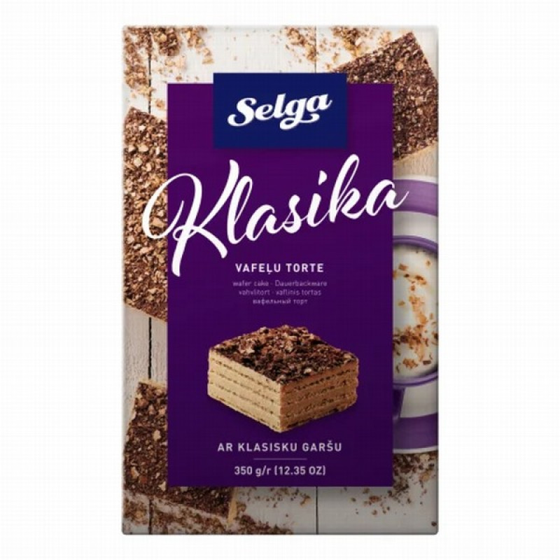 Vafeļu torte Selga Klasika 350g (25.08.26) LV