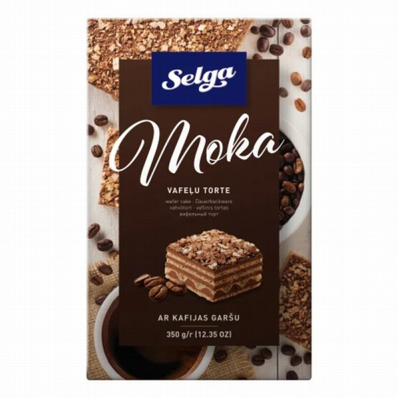 Vafeļu torte Selga Moka 350g (01.09.2026) LV