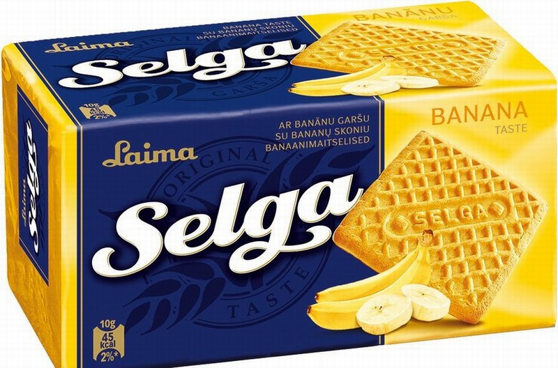 Cepumi Selga ar banānu garšu 180g (17.06.26) LV LABA CENA