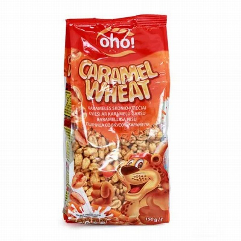 Sausās brokastis Oho kvieši ar karameļu garšu 150g (27.09.26)Lietuva