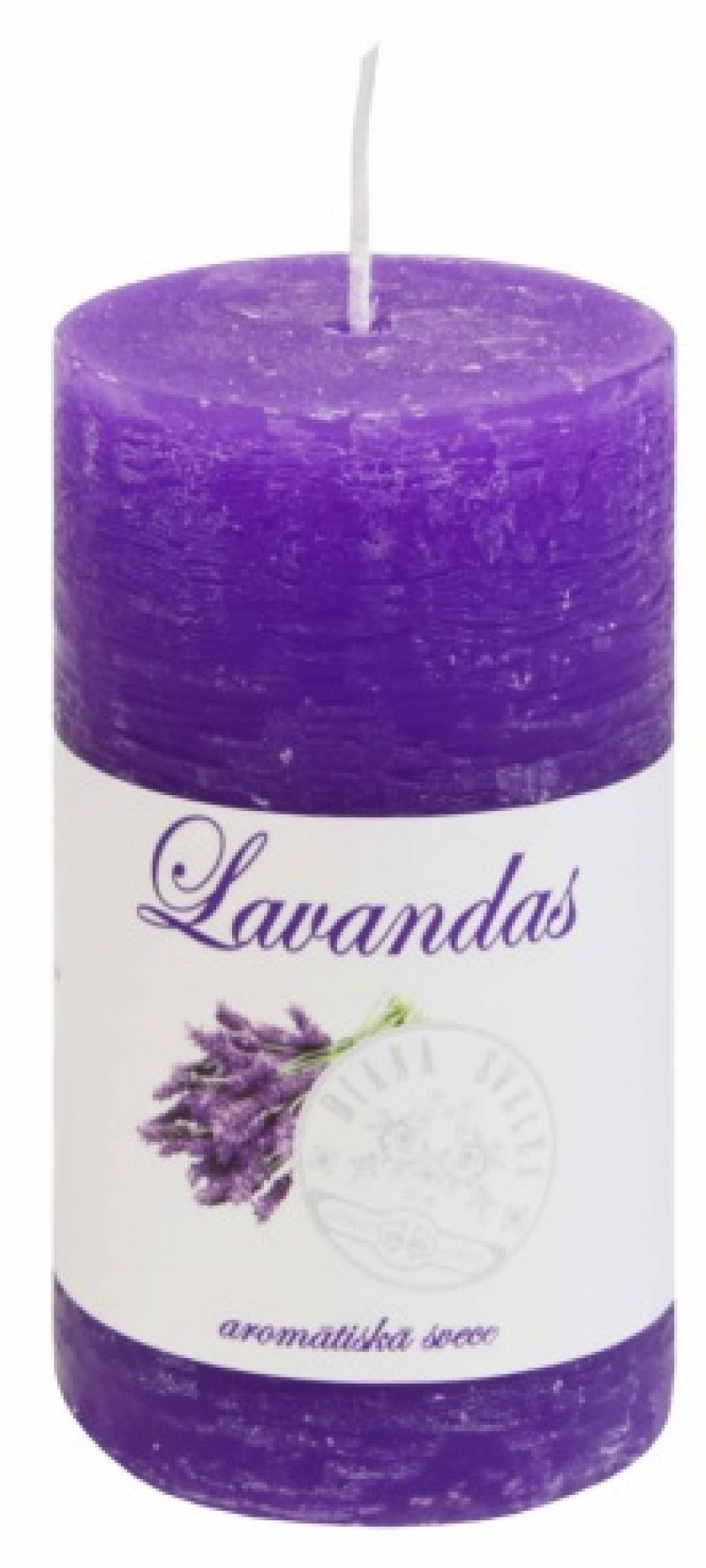 Svece Diana smaržīga 6*10cm Lavandas 1/6 Latvija