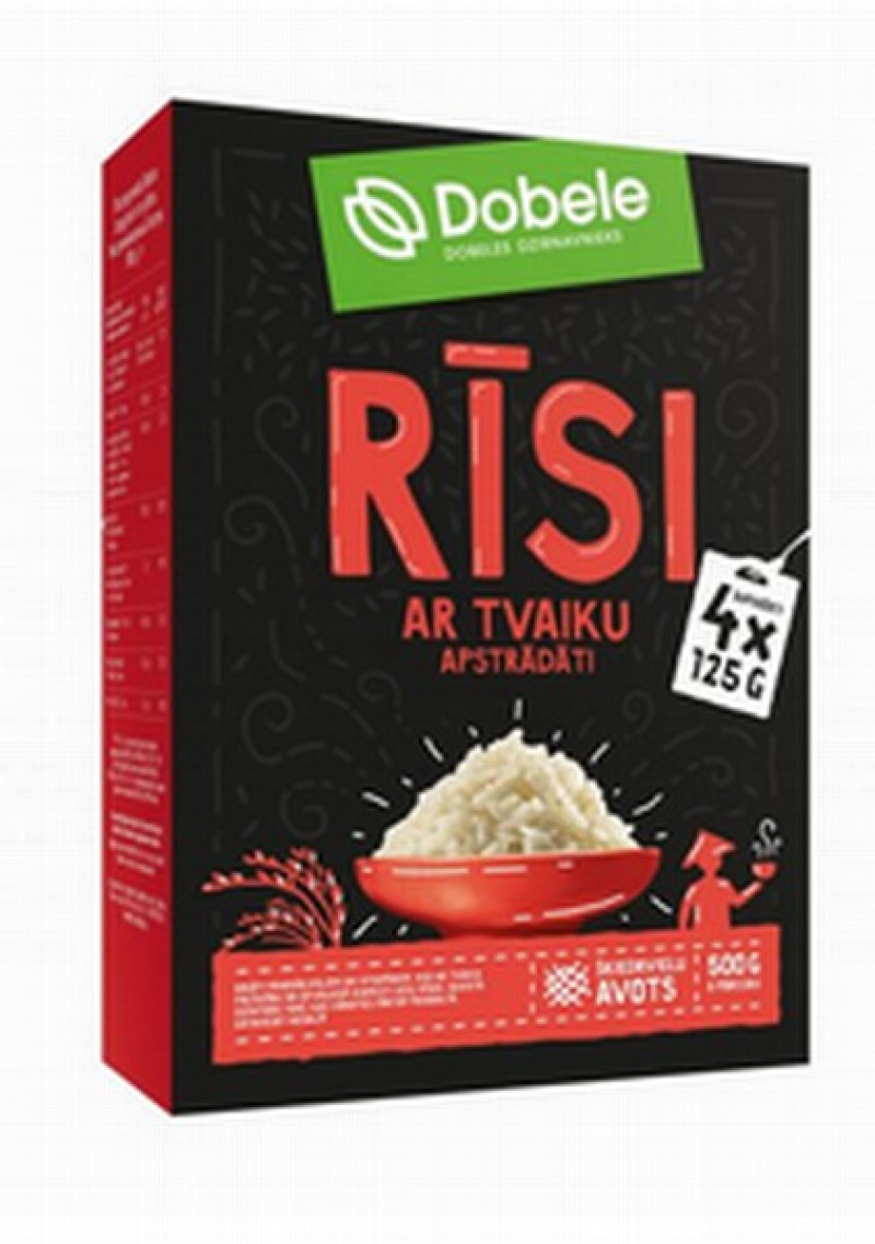 Rīsi ar tvaiku apstrādāti 4*125g Dobele (03.12.26) Itālija