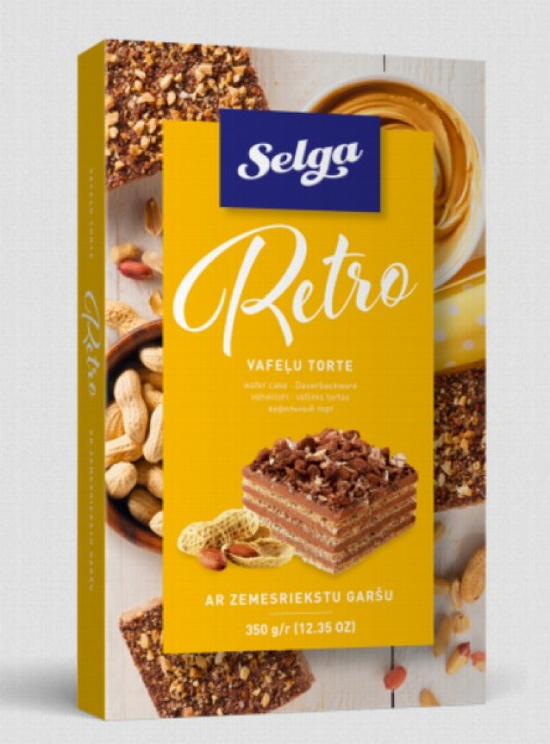 Vafeļu torte Selga Retro 350g (01.04.26) LV