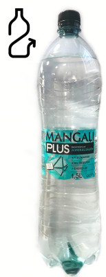 Minerālūdens Mangaļi Plus 1.5l gāzēts 1/6 DEPOZĪTA maksa 0.10 eiro (27.02.26) LV