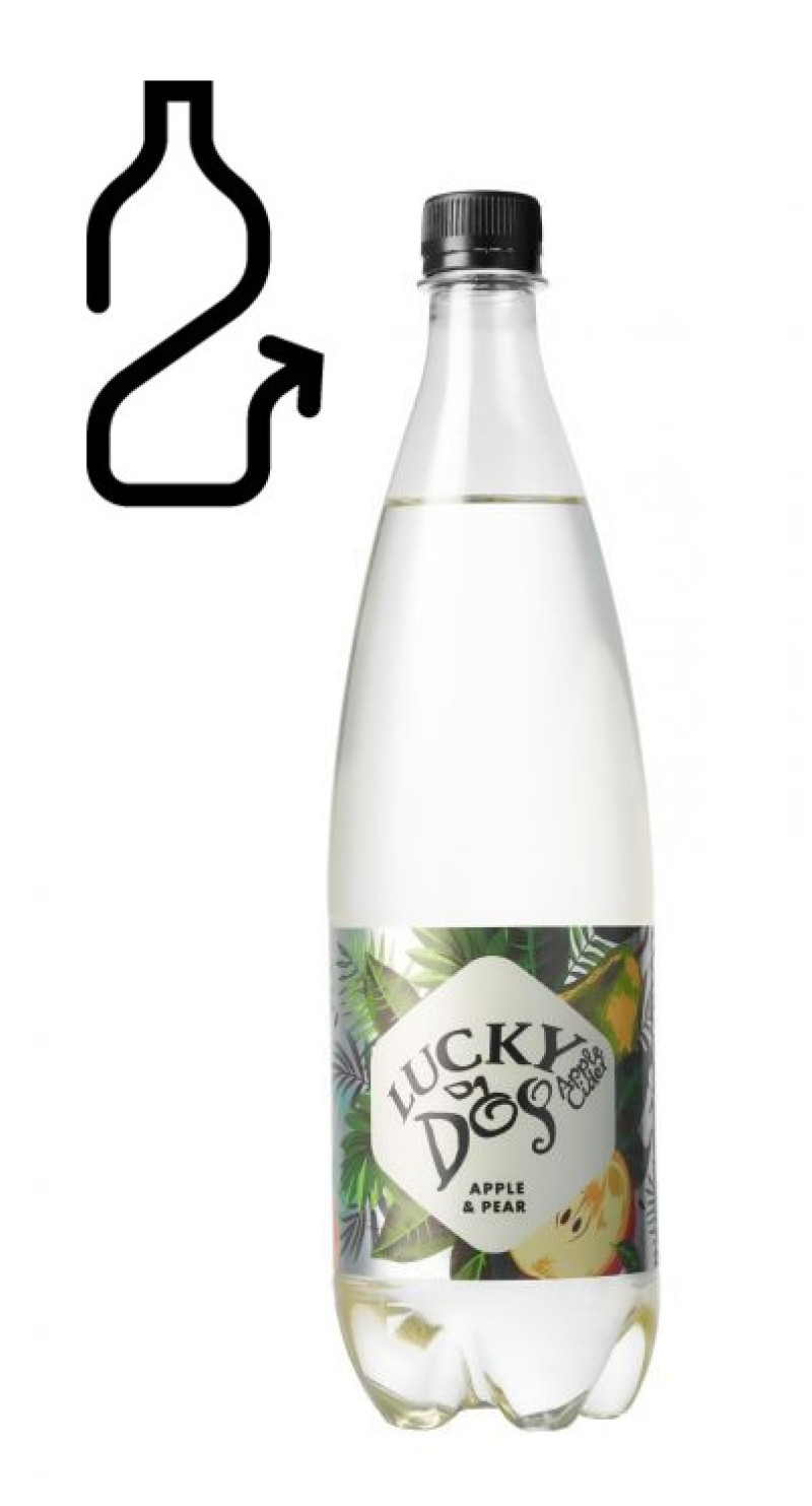 Sidrs Lucky Dog ar bumbieru garšu 1L 5% DEPOZĪTA maksa 0.10 eiro(28.05.26) Latvija