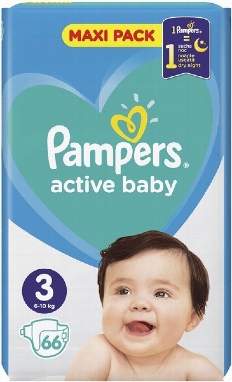 Autiņbiksītes Pampers S3 66gb