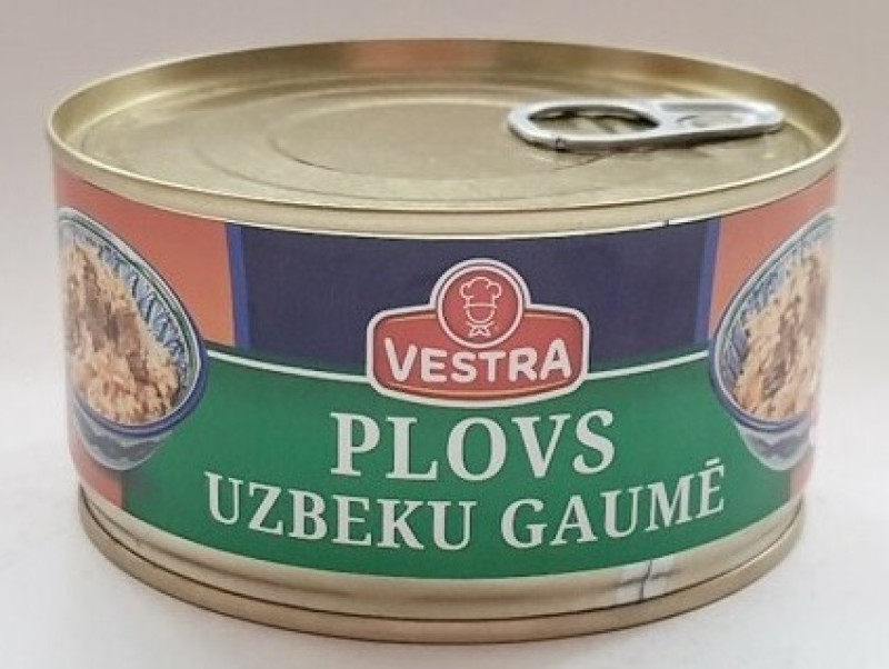 Plovs uzbeku gaumē 325g Vestra (ar attaisāmo)(28.03.26)LABA CENA