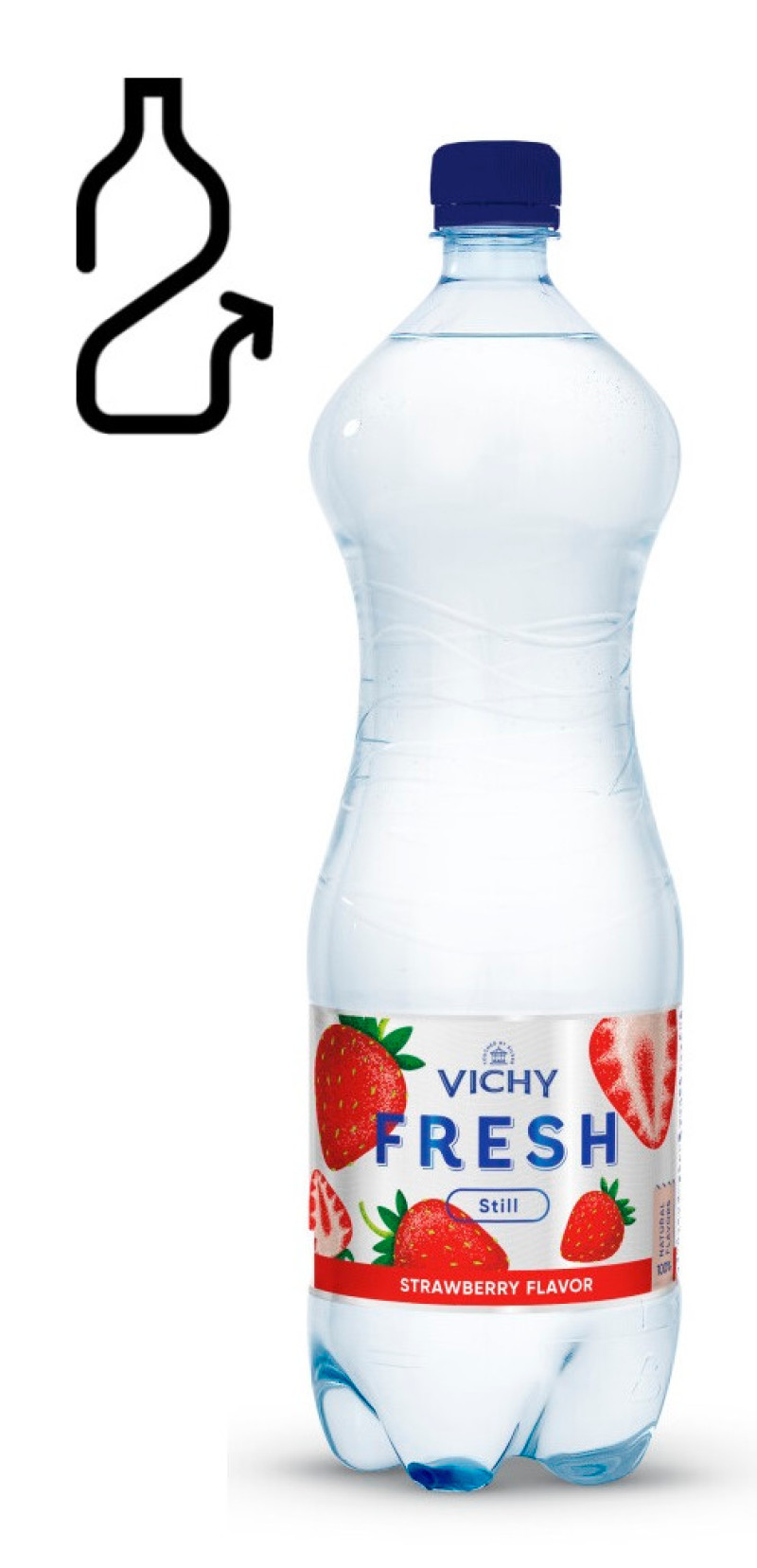 Dzēriens Vichy FRESH Strawberry 1.5L DEPOZĪTA maksa 0.10 eiro (18.07.26) Lietuva