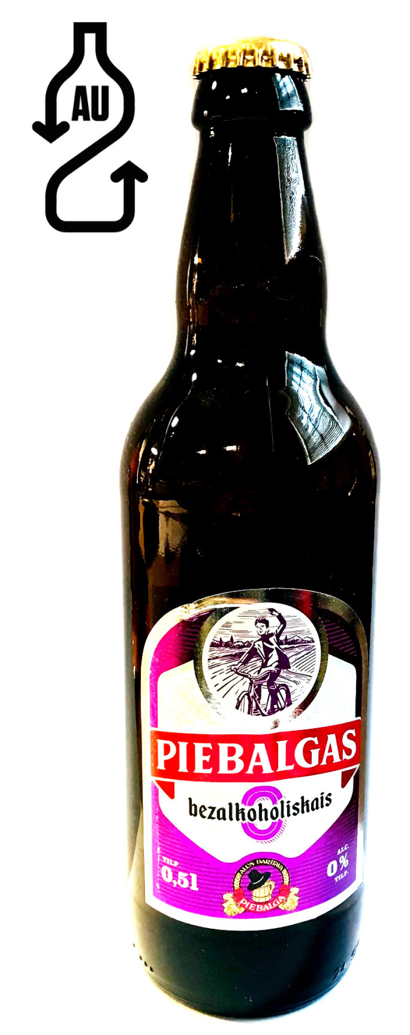 Alus Piebalgas bezalkoholiskais 0% 0.5l DEPOZĪTA maksa 0.10 eiro (23.12.25) Latvija