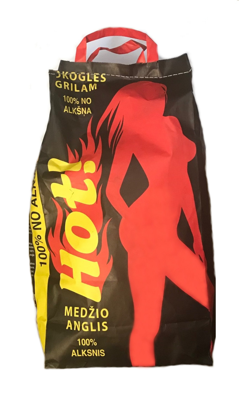 Kokogles grilam HOT 14L 1.7KG  Latvija