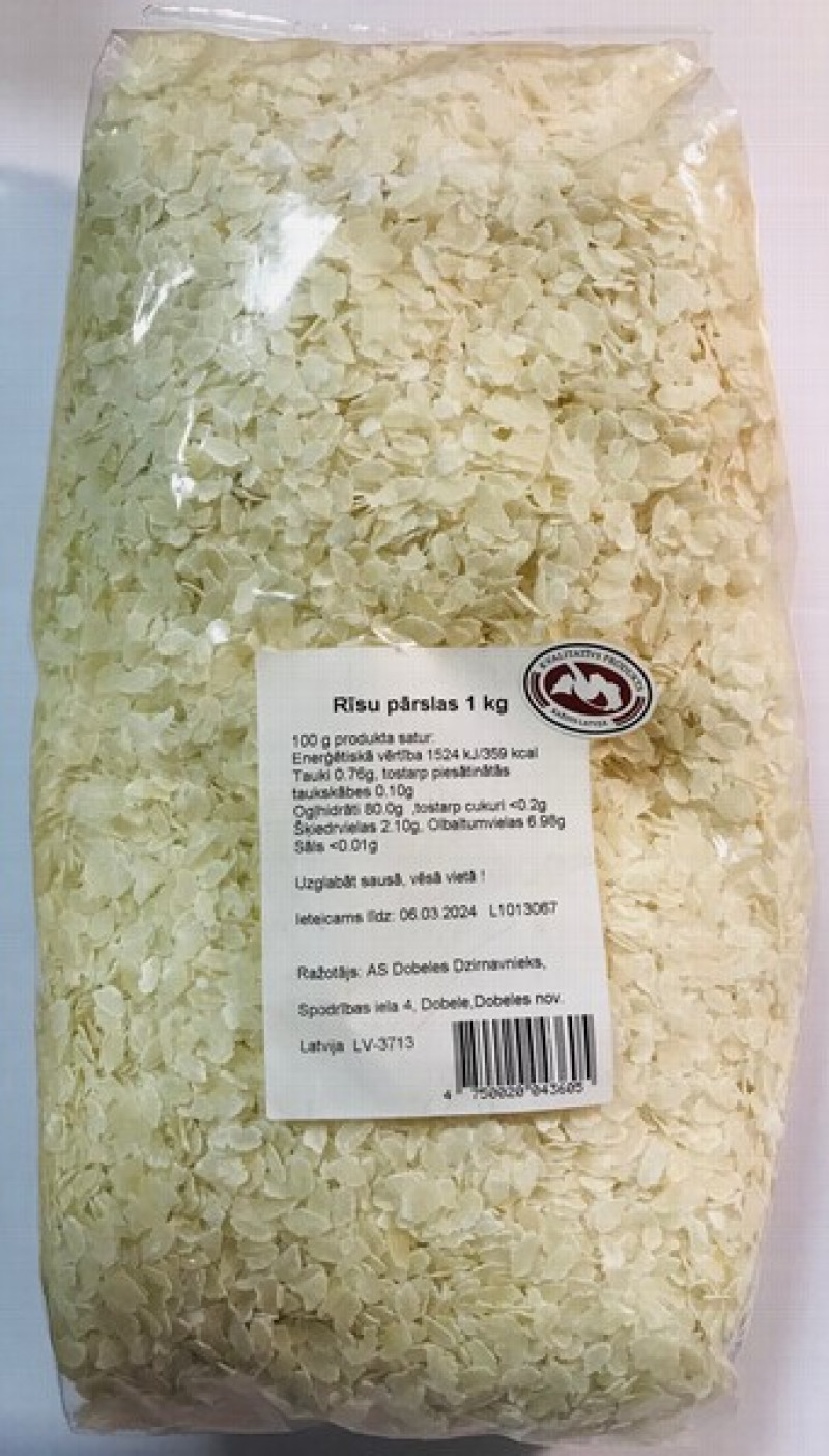 Rīsu pārslas ((1kg)) Dobele (21.12.26)