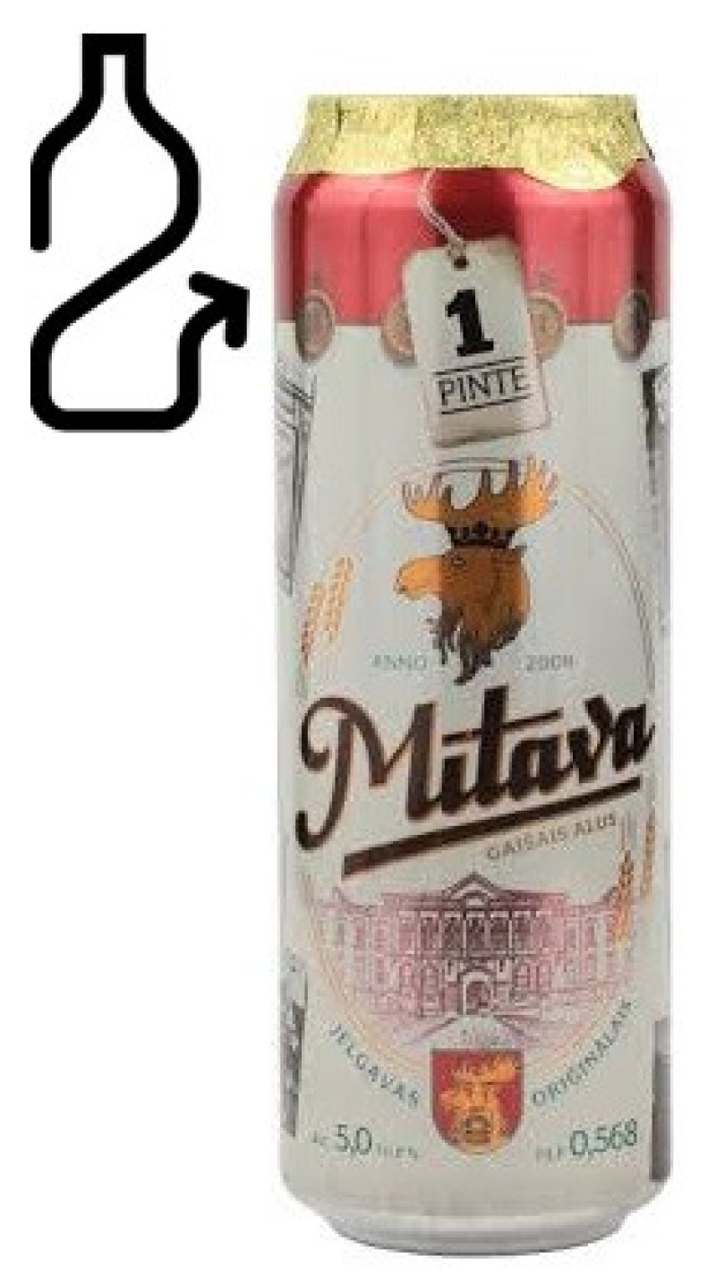 Alus Cēsu Mītava 5% 0.568L 1/24 DEPOZĪTA maksa 0.10 eiro(22.03.26) Latvija
