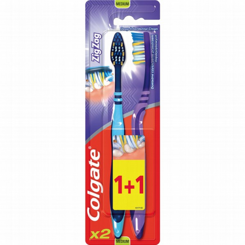 Zobu birste Zig-Zag Medium 1+1