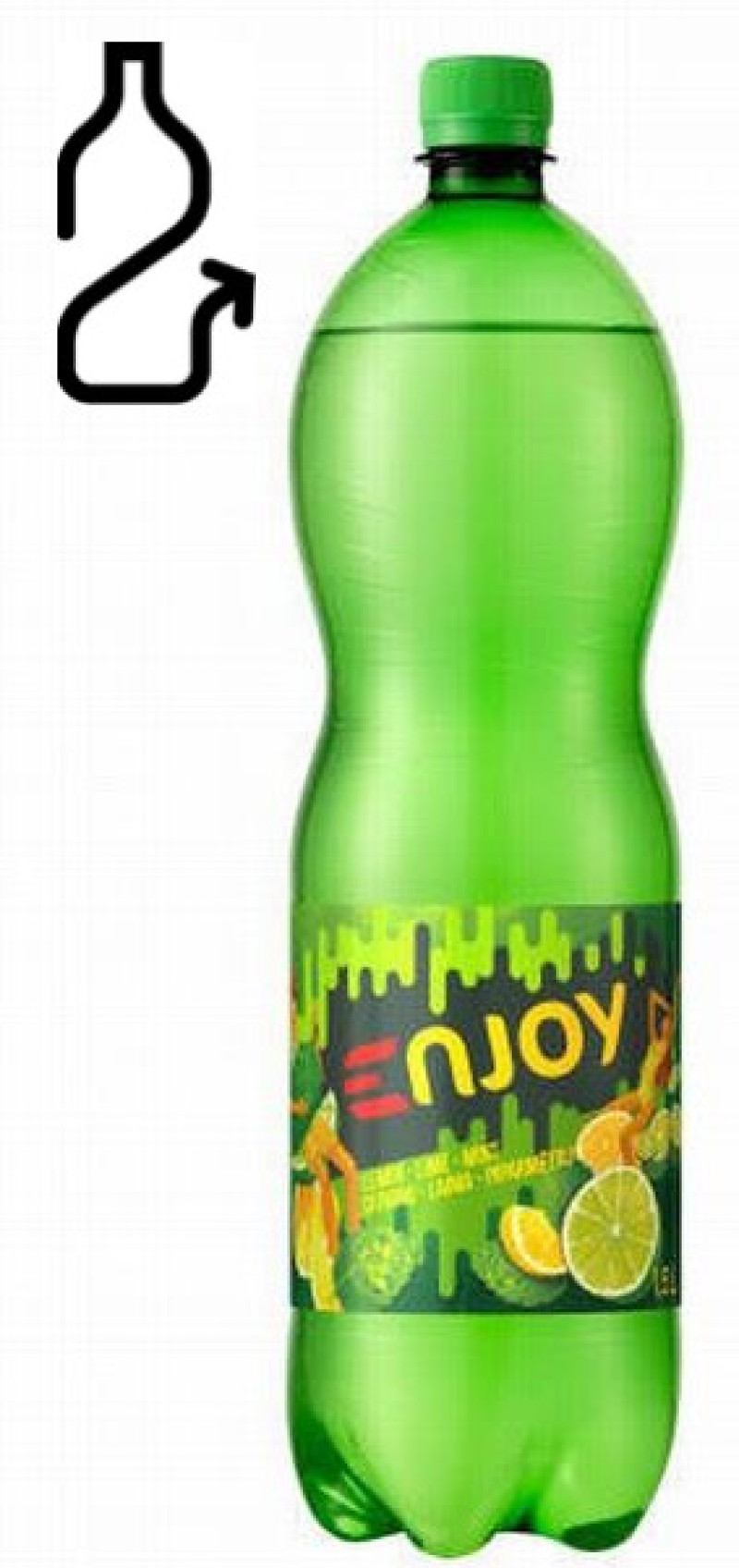 Limonāde Cido ENJOY citronu laima 1.5L (10.11.26)  1/6  DEPOZĪTA maksa 0.10 eiro LV