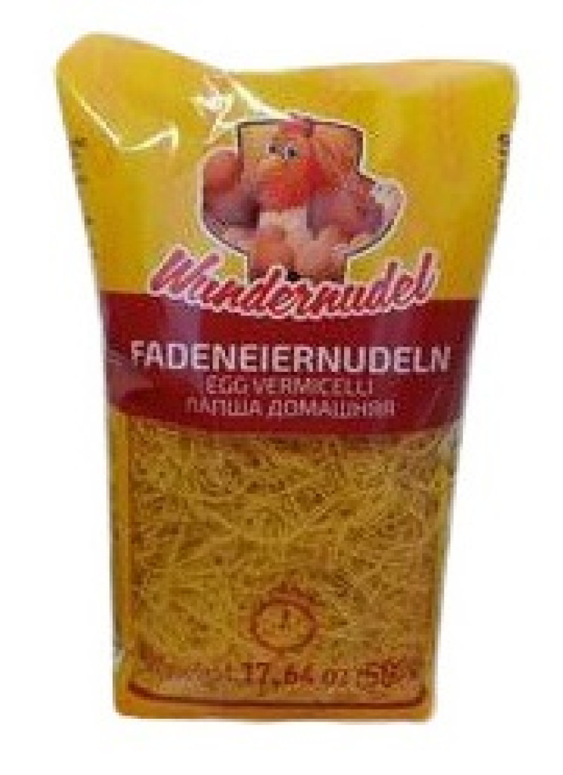 Olu nūdeles smalkās Fadeneirnudeln 500g Wundernudel  (01.03.2027)