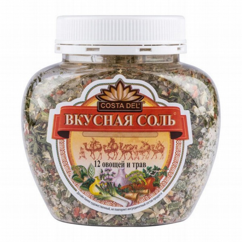 Sāls ar garšaugiem un dārzeņiem 400g Costa del 1/6 (31.03.2026) Krievija
