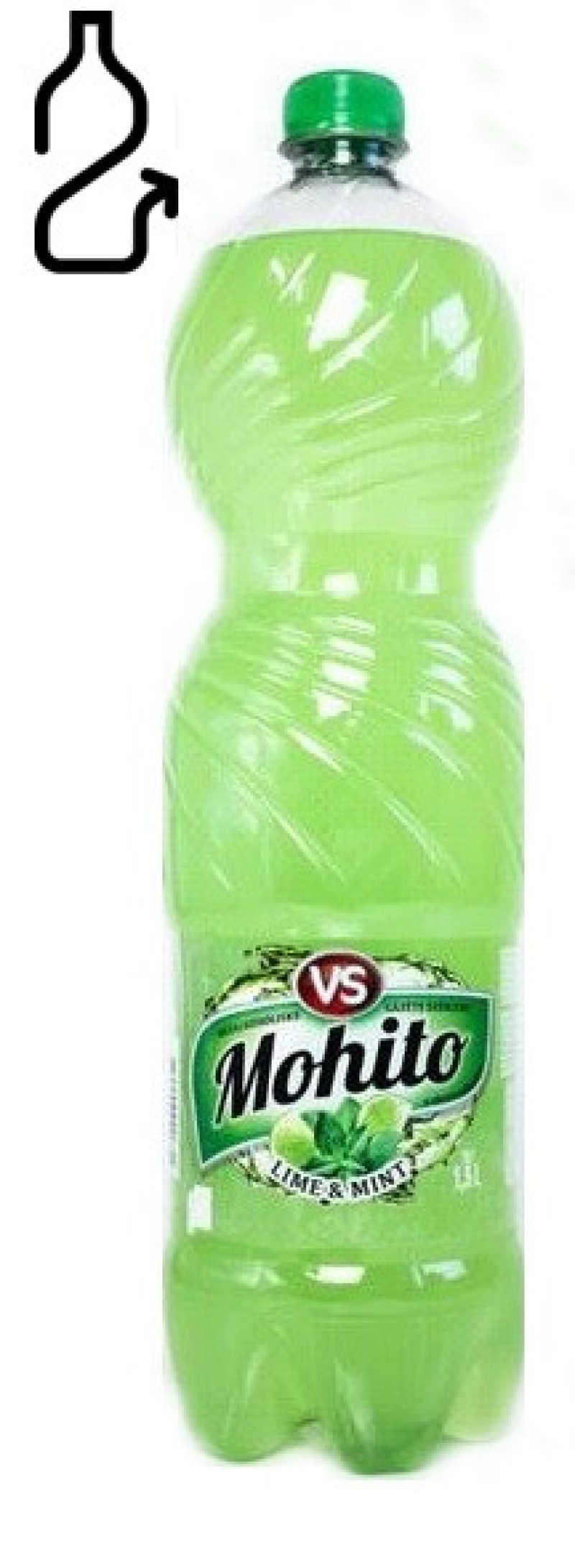 Limonāde VS Mohito 1.5L (10.11.26) DEPOZĪTA maksa 0.10 eiro LV