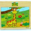 Rotaļlieta Puzzle koka 12gb