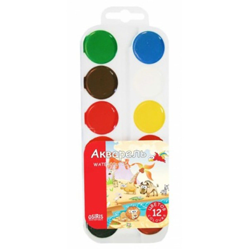 Akvareļu krāsas 12 OSIRIS