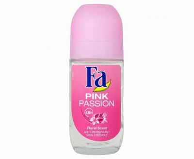 Dezodorants Fa ruliītis Pink Passion sievietēm 50ml