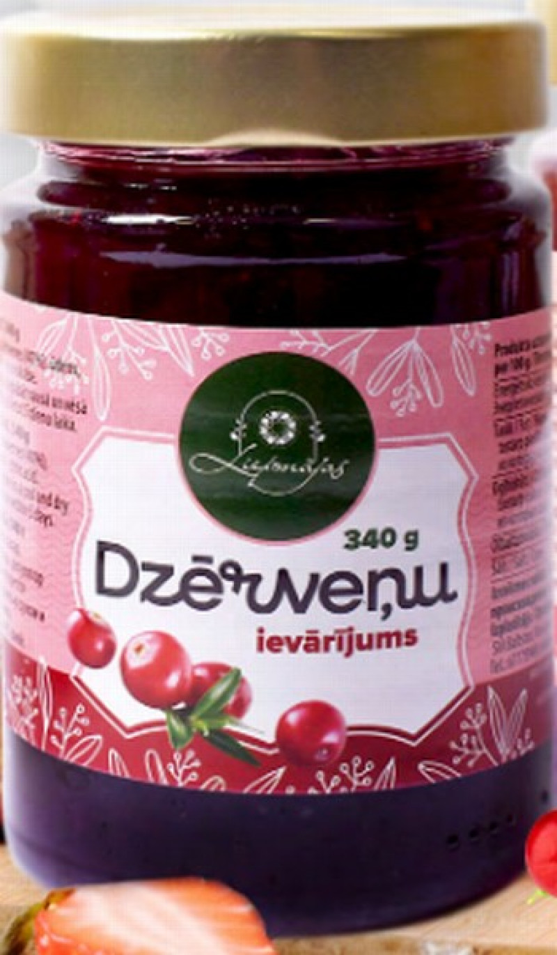 Ievārījums Liepmājas dzērveņu 340g (20.03.27) Polija