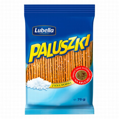 Salmiņi Lubella ar jūras sāli 70g (05.09.25) Polija
