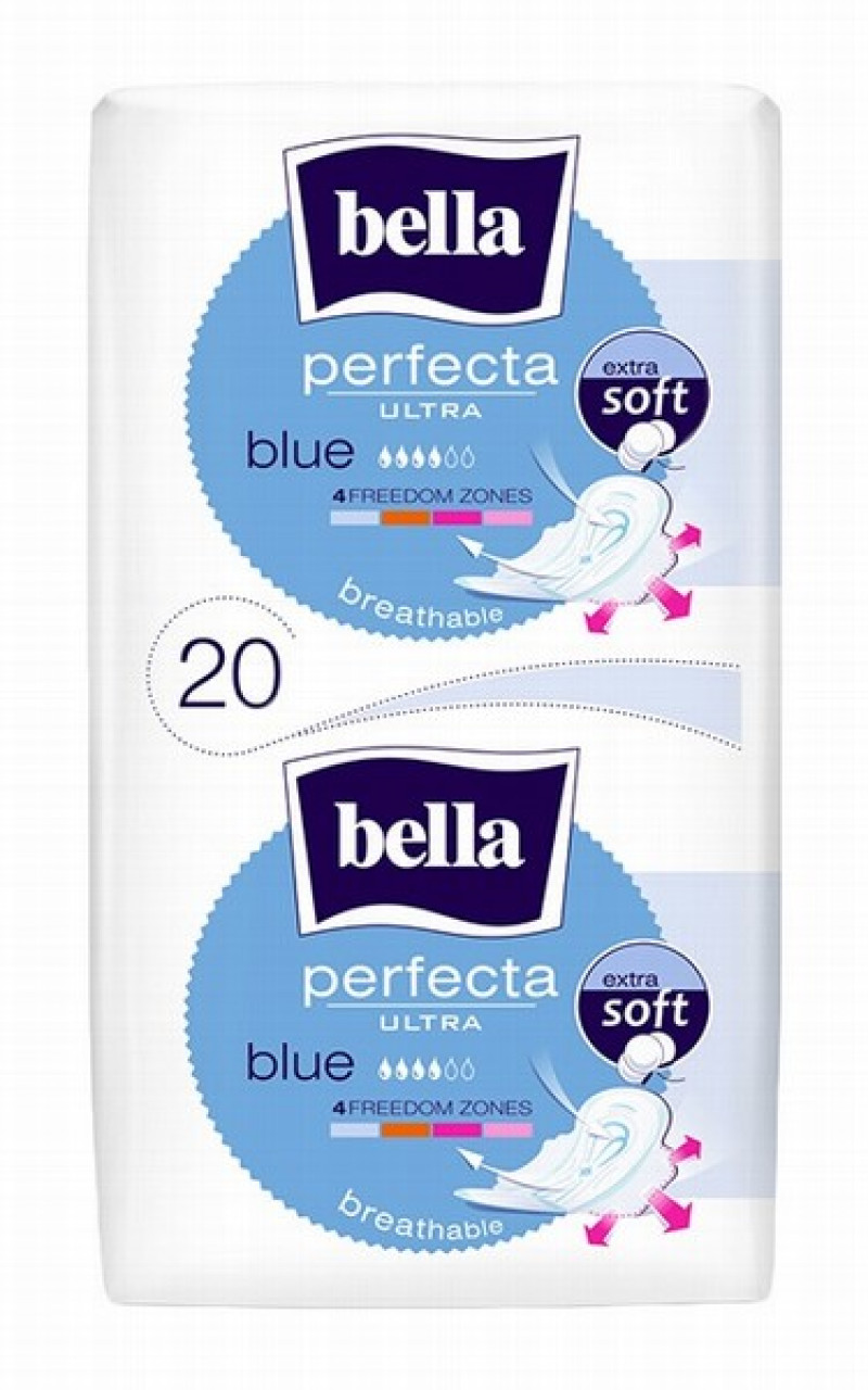 Higiēniskās paketes Bella Perfecta Ultra blue soft 20gb(09.27) Polija