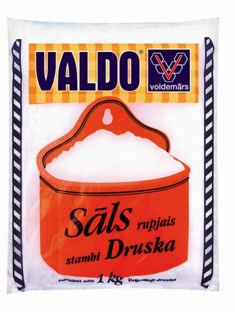 Sāls rupjā Valdo 1kg 1/14(neierobežots)Latvija