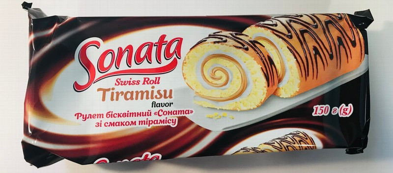 Rulete Sonata Tiramisu 150g (05.03.26) 1/18 Ukraina