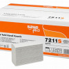 Papīra dvieļi Save Plus V 175gb balti,21.5x18cm, 2-kārtīgs, šaurās 9cm