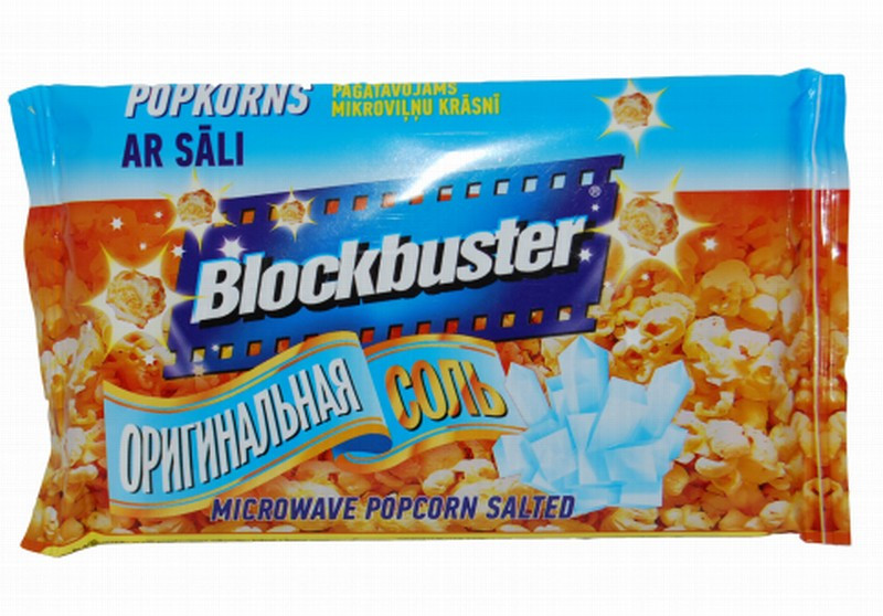 Popkorns blockbuster sāļais 99g (08.11.2026) Bulgārija