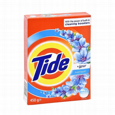 Veļas pulveri Tide Touch of Lenor Color 450g mazgāšanai ar rokām 1/11 (15.08.2025) Polija