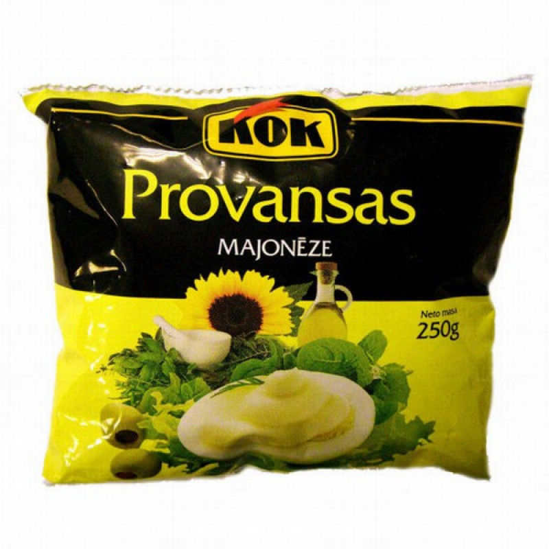 Majonēze KOK provansas 250g 1/50 (30.05.26) Latvija