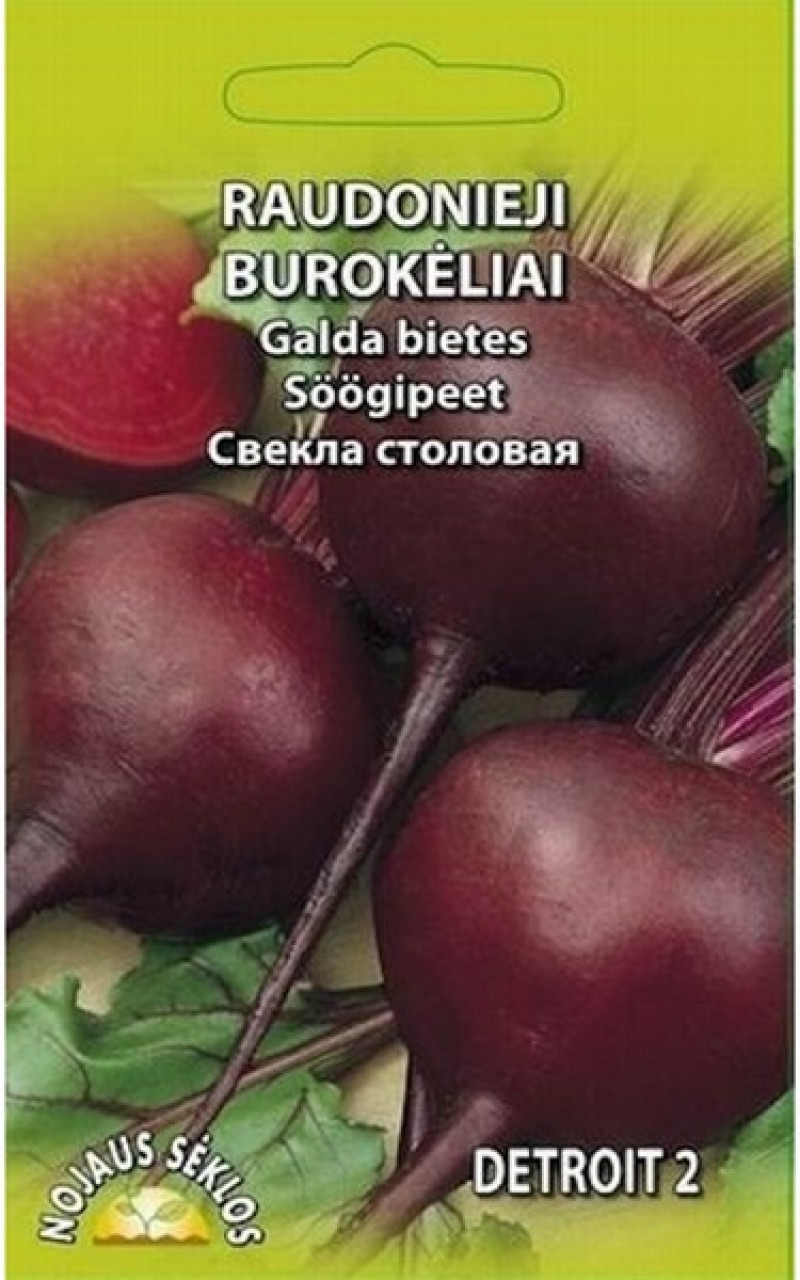 Sēklas Galda bietes Detroit 2 3g 1/10 (12.2027) Lietuva