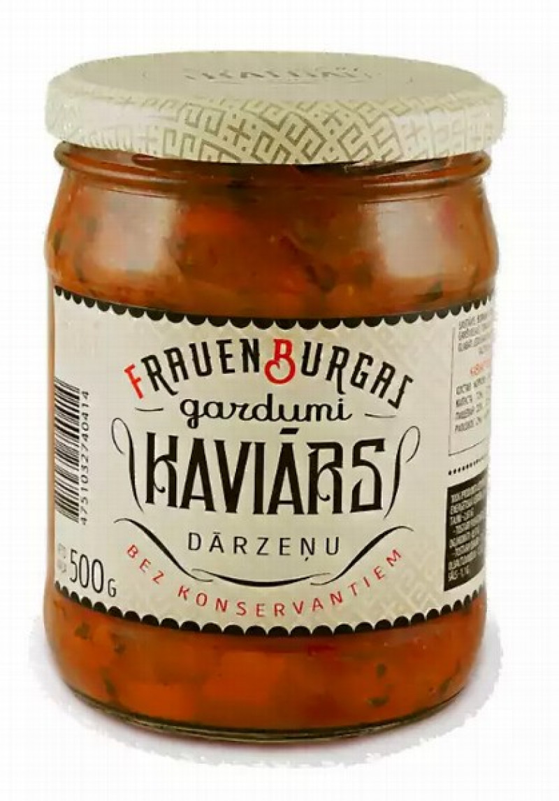 Dārzeņu Kaviārs 500g Frauenburgas gardumi  (12.08.2026)Latvija