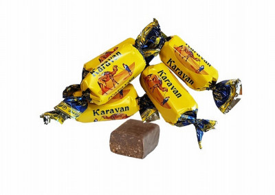 Šokolādes konfektes Karavan 2.5kg (10.10.25) (daudzumu norādīt kilogramos) Ukraina