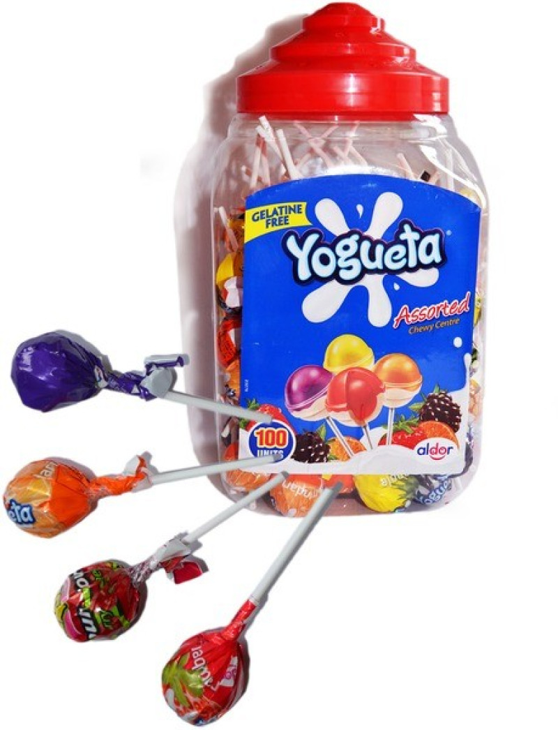 Ledenes uz kociņa Yogueta Assorted 18g*100gb  (12.09.2026) Kolumbija