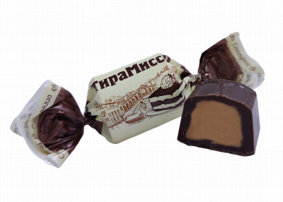 Šokolādes konfektes Tiramisso 1kg Sladunica (31.10.2025) Krievija