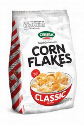 Sausās brokastis Cerera Corn Flakes 250g (20.12.2025) Lietuva