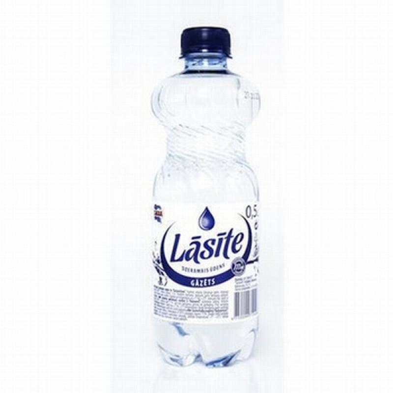 Dzeramais ūdens Lāsīte gāzēts 0.5L (10.04.2026) DEPOZĪTA maksa 0.10 eiro Latvija