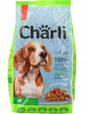 Suņu sausā barība Charli 2,5kg ar gaļu 1/3 (29.06.2026) Ukraina