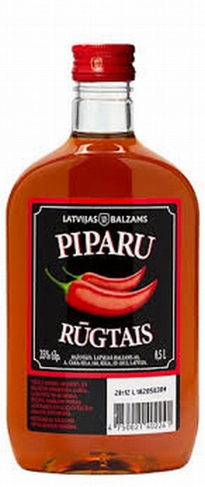 Piparu Rūgtais 0.5L 35% 1/12 DEPOZĪTA maksa 0.10 eiro Latvija