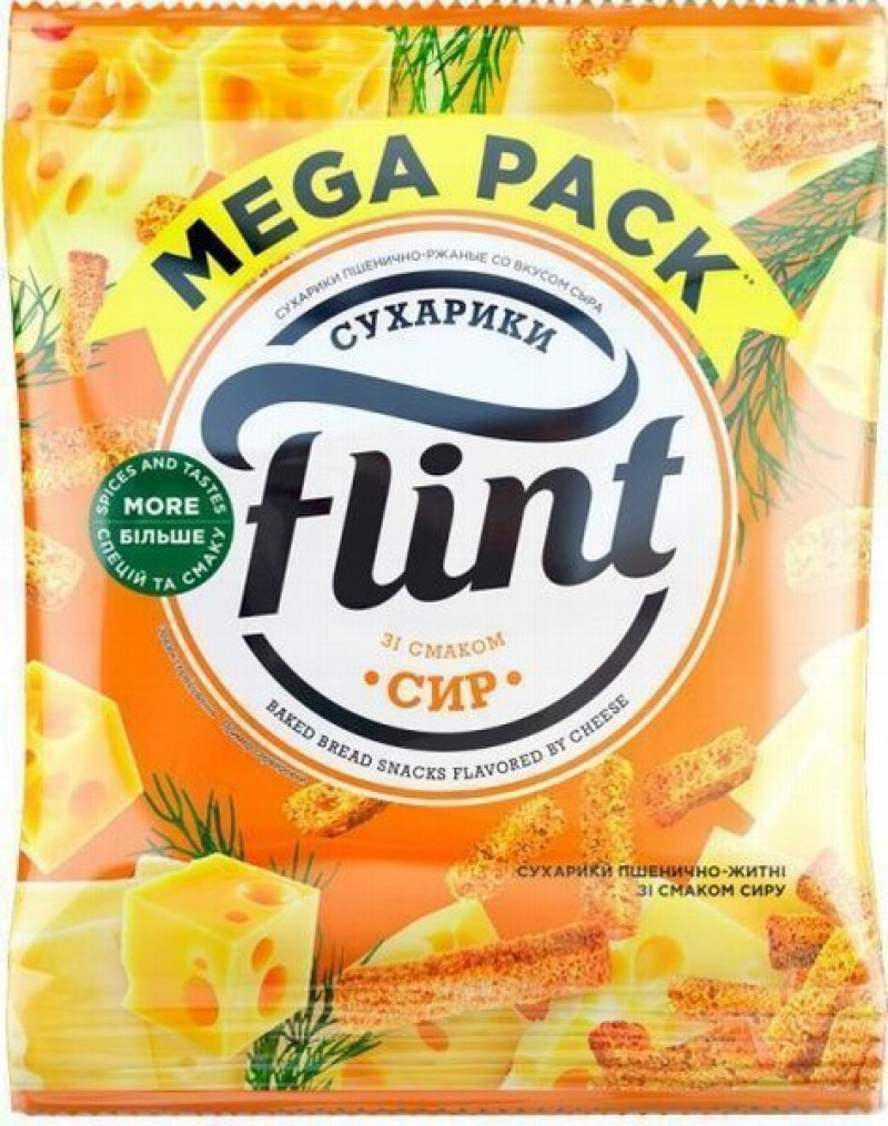 Grauzdiņi Flint siera 110g  1/30 (28.06.26) Ukraina