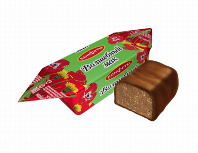 Šokolādes konfektes Volšebnij mak 1kg Ņevskij (17.10.25)  Krievija