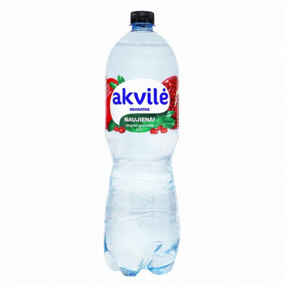 Minerālūdens Akvile ar granātābolu smaržu viegli gāzēts 1.5L 1/6 (30.04.26) DEP.maksa 0.10 eiro LT